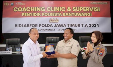 Tingkatkan-Kualitas-Pelayanan-Polresta-Banyuwangi-Gelar-Coaching-Clinic
